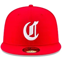 Cincinnati Reds New Era Red Cooperstown 59FIFTY Fitted Hat