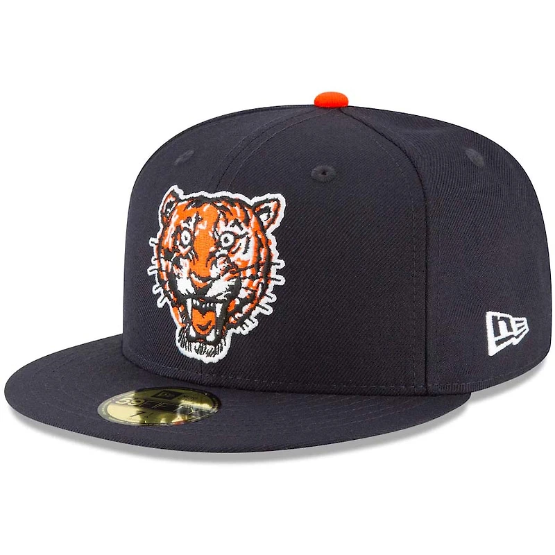 Detroit Tigers New Era Navy Cooperstown 59FIFTY Fitted Hat
