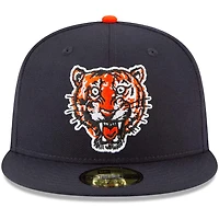 Detroit Tigers New Era Navy Cooperstown 59FIFTY Fitted Hat