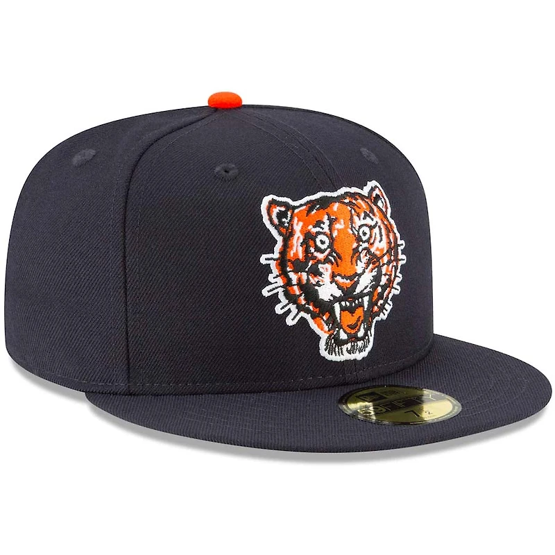Detroit Tigers New Era Navy Cooperstown 59FIFTY Fitted Hat
