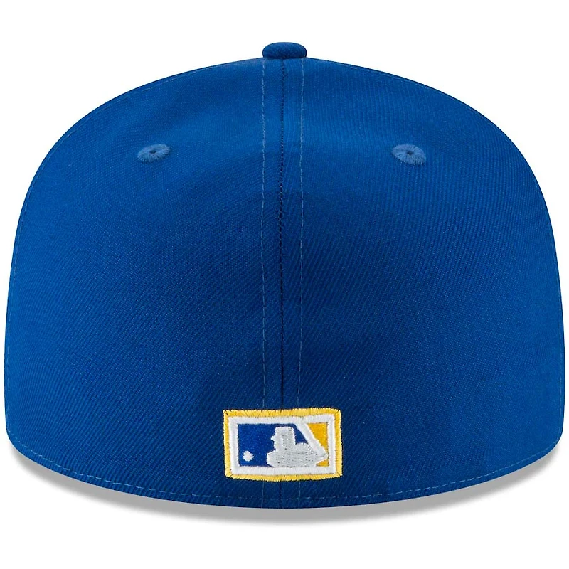 Milwaukee Brewers New Era Blue Cooperstown 59FIFTY Fitted Hat