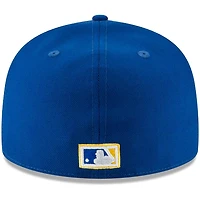Milwaukee Brewers New Era Blue Cooperstown 59FIFTY Fitted Hat