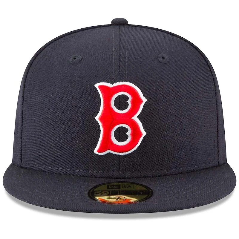 Boston Red Sox New Era Navy Cooperstown 59FIFTY Fitted Hat