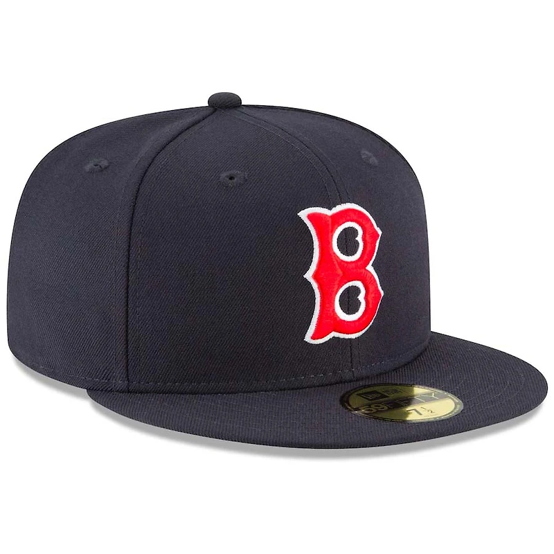 Boston Red Sox New Era Navy Cooperstown 59FIFTY Fitted Hat