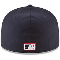 Boston Red Sox New Era Navy Cooperstown 59FIFTY Fitted Hat
