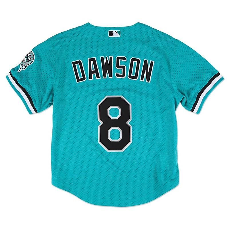 Florida Marlins Andre Dawson Teal 1995 Authentic Mesh Batting Practice Jersey