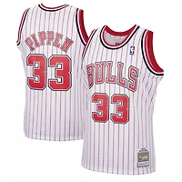 Chicago Bulls Scottie Pippen Mitchell & Ness 1995-96 Hardwood Classics Reload Swingman White Jersey