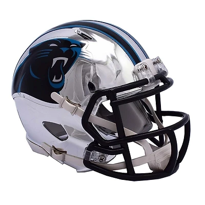 Carolina Panthers Chrome Alternate Riddell Speed Mini Helmet