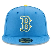 Boston Red Sox Light Blue 2022 City Connect 59FIFTY Fitted Hat