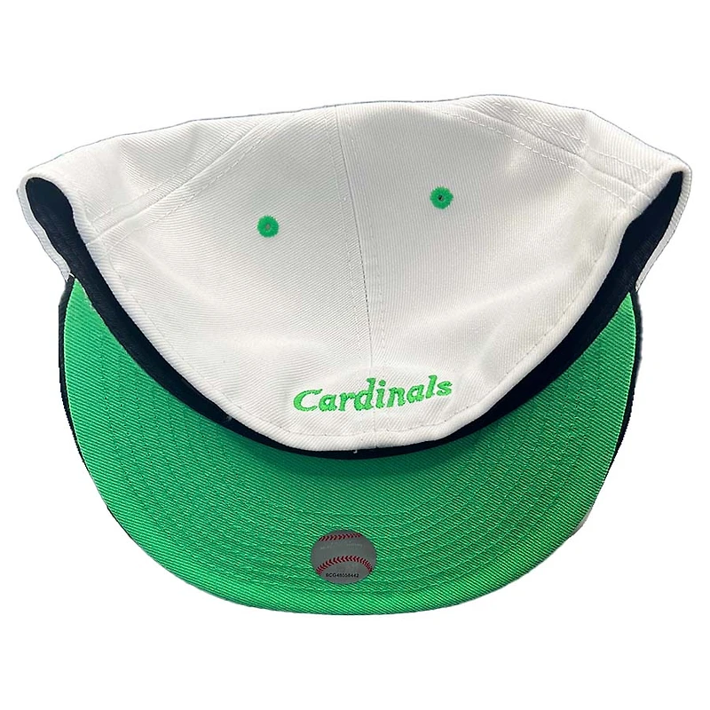 St. Louis Cardinals Off White Two Tone Script Logo Green UV 59FIFTY Fitted Hat