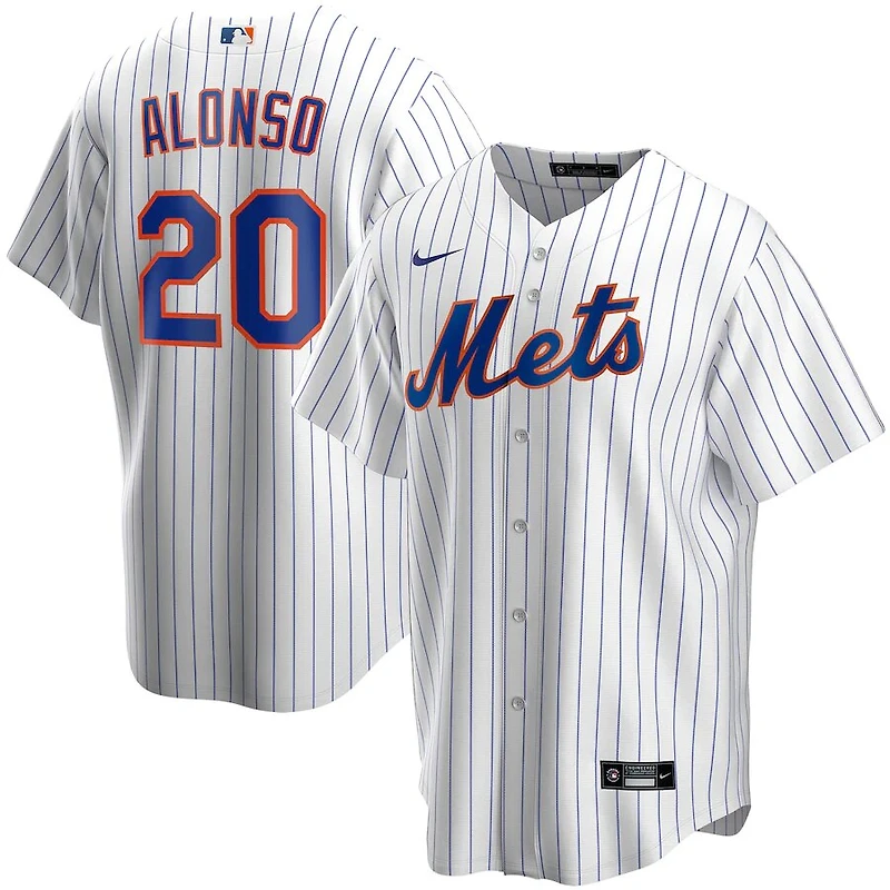 New York Mets Pete Alonso Nike White Home Player Name Jersey