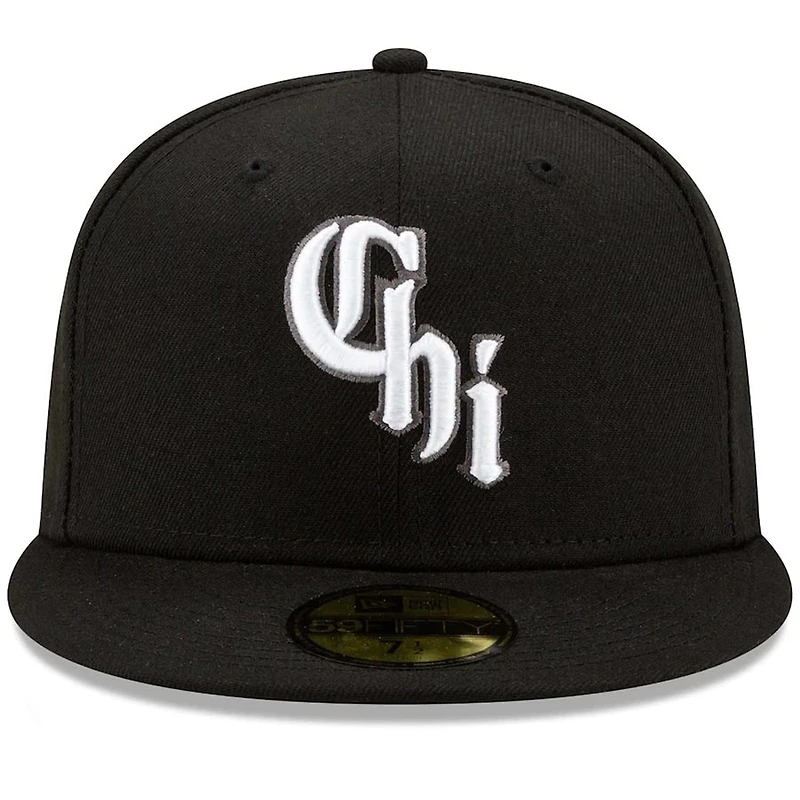 Chicago White Sox Black 2022 City Connect 59FIFTY Fitted Hat