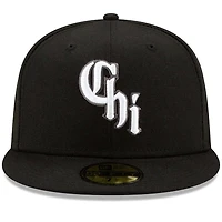 Chicago White Sox Black 2022 City Connect 59FIFTY Fitted Hat