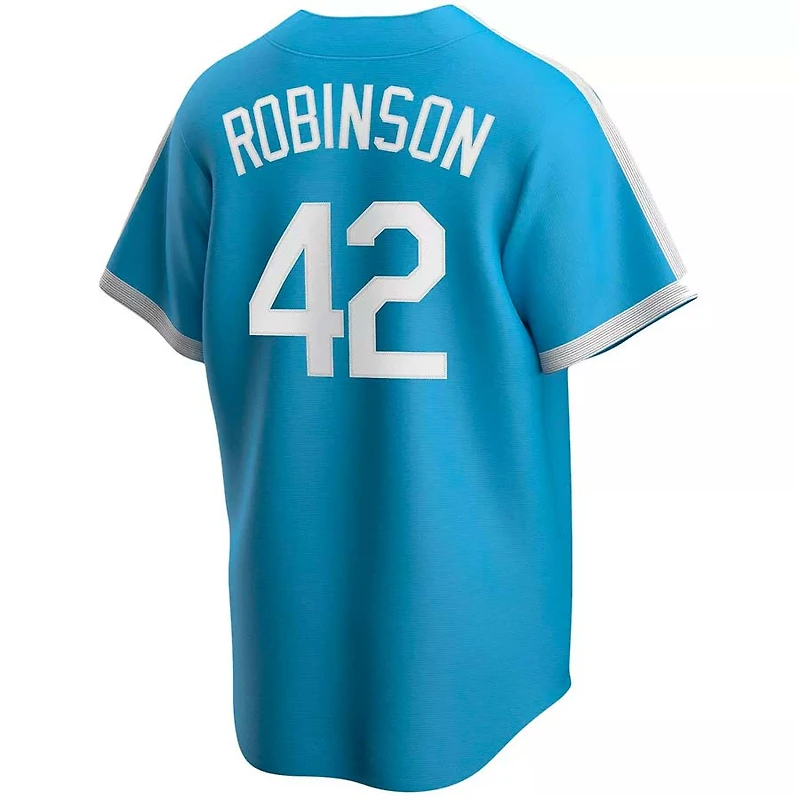 Brooklyn Dodgers Jackie Robinson Light Blue Alternate Cooperstown Collection Player Jersey