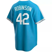 Brooklyn Dodgers Jackie Robinson Light Blue Alternate Cooperstown Collection Player Jersey