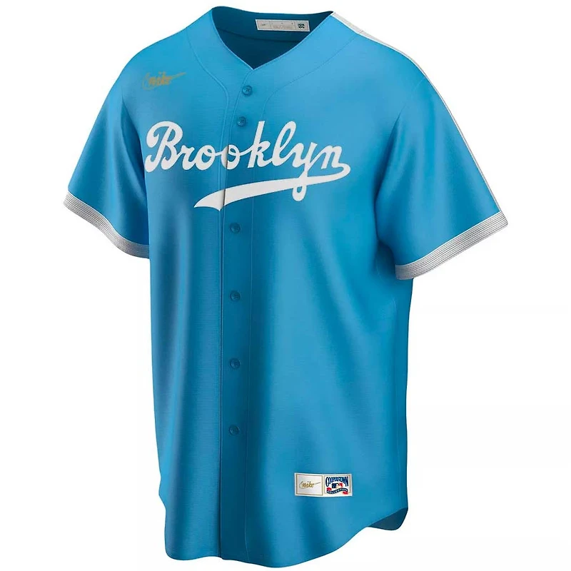 Brooklyn Dodgers Jackie Robinson Light Blue Alternate Cooperstown Collection Player Jersey