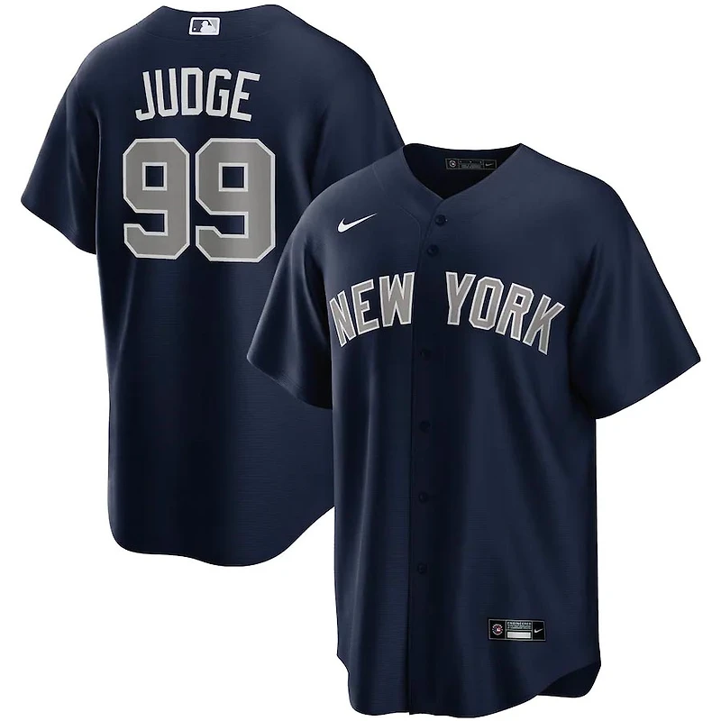 New York Yankees Aaron Judge Nike Navy Alternate Player Name Jersey