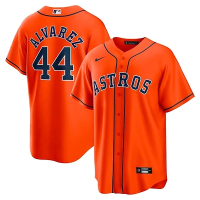 Houston Astros Yordan Alvarez Nike Orange Alternate Player Jersey