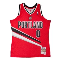 Portland Trailblazers Damian Lillard Mitchell & Ness 2012-13 Alternate Hardwood Classics Swingman Player Red Jersey