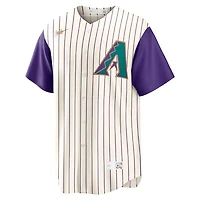 Arizona Diamondbacks Luis Gonzalez Nike Cream Purple Cooperstown Collection Player Jersey
