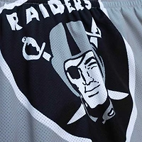 Las Vegas Raiders Gray Mitchell & Ness Big Face Shorts