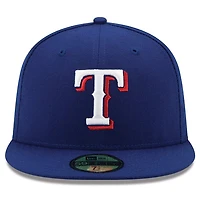 Texas Rangers New Era Royal Blue Game Authentic Collection On-Field 59FIFTY Fitted Hat