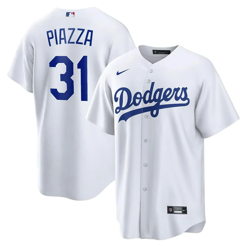 Los Angeles Dodgers Mike Piazza Nike Home White Player Jersey