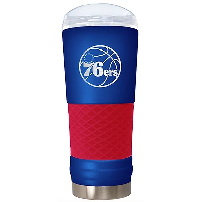 Philadelphia 76ers 24 oz Etched Draft Tumbler