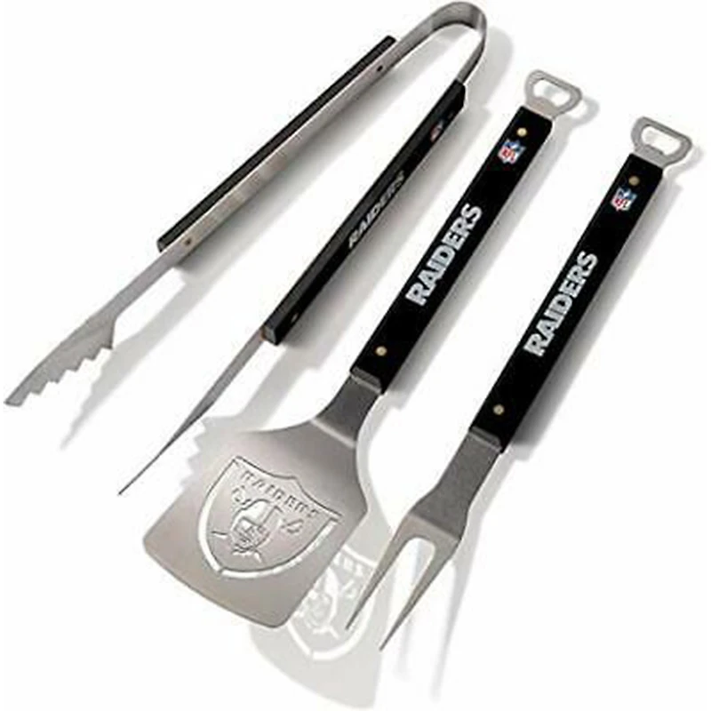 Las Vegas Raiders 3-piece Grill Set