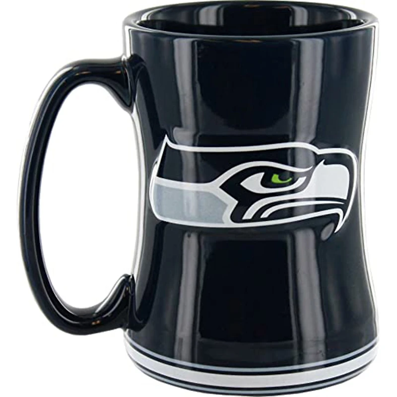 Seattle Seahawks 14oz Team Logo Relief Mug