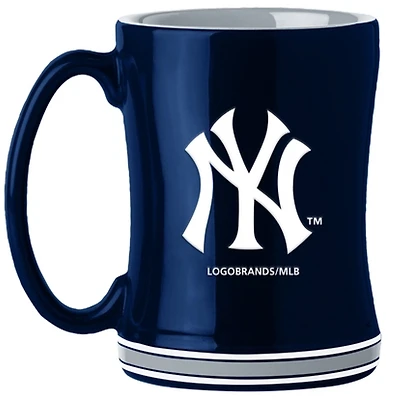 New York Yankees 14oz Team Logo Relief Mug
