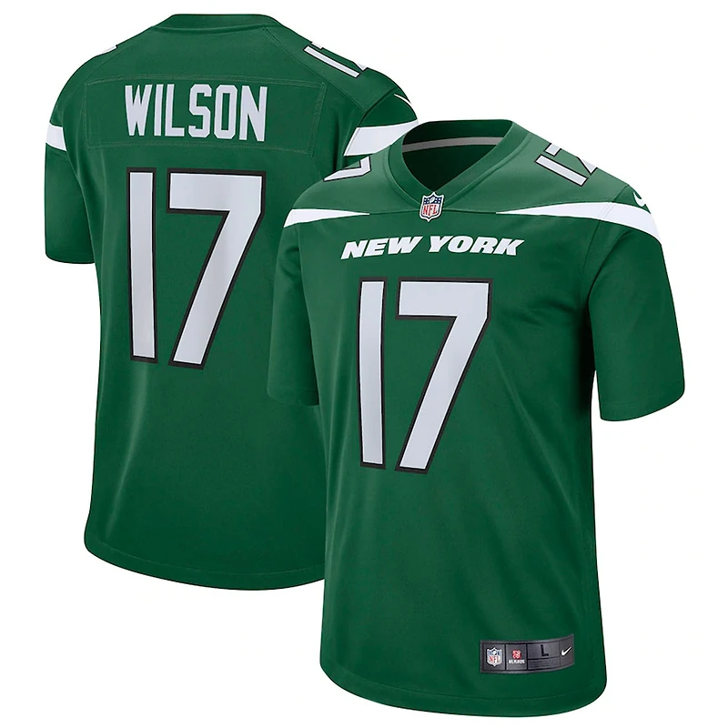 New York Jets Garrett Wilson Gotham Green Nike Game Jersey