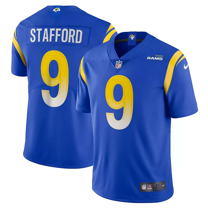 Los Angeles Rams Matthew Stafford Nike Royal Blue Vapor F.U.S.E Limited Jersey
