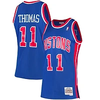 Detroit Pistons Isiah Thomas Mitchell & Ness 1988-89 Hardwood Classics Swingman Royal Blue Jersey