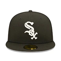Chicago White Sox Black 2005 World Series Pop Sweat 59FIFTY Fitted Hat