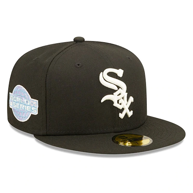 Chicago White Sox Black 2005 World Series Pop Sweat 59FIFTY Fitted Hat