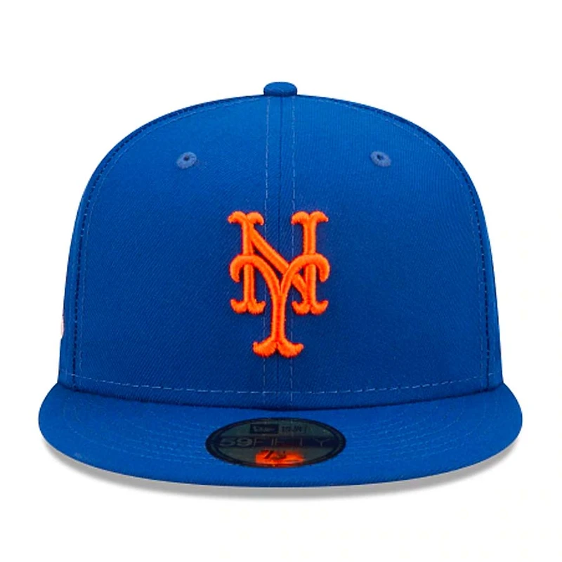 New York Mets Royal 1986 World Series Pop Sweat 59FIFTY Fitted Hat