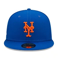 New York Mets Royal 1986 World Series Pop Sweat 59FIFTY Fitted Hat