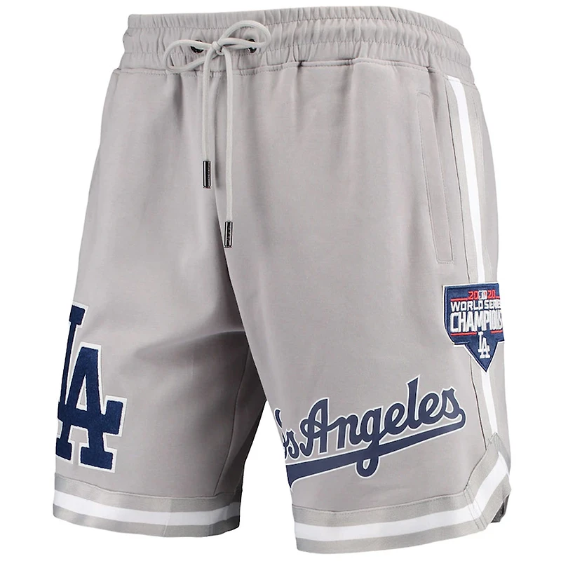 Los Angeles Dodgers Gray Pro Standard Chenille Shorts