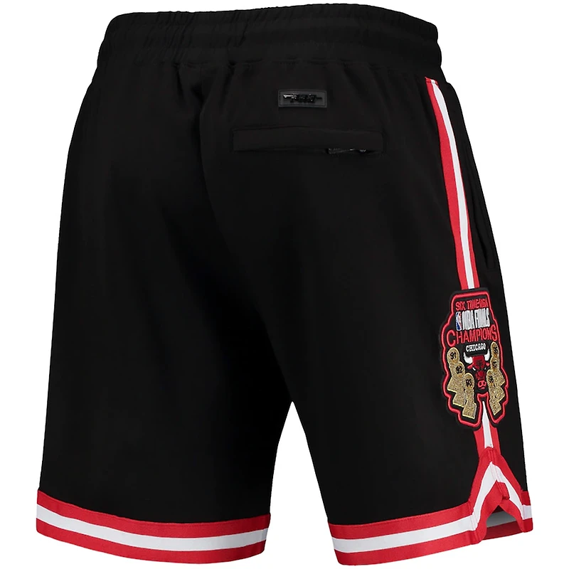 Chicago Bulls Black Pro Standard Chenille Shorts