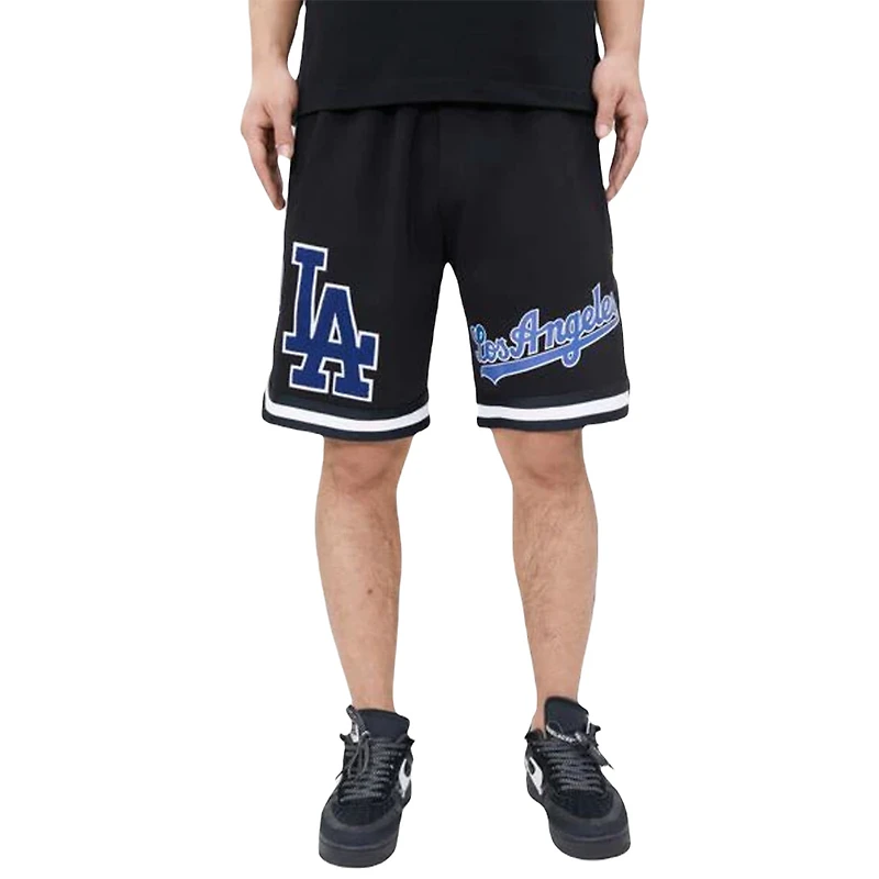 Los Angeles Dodgers Black Pro Standard Chenille Shorts
