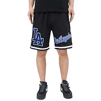 Los Angeles Dodgers Black Pro Standard Chenille Shorts
