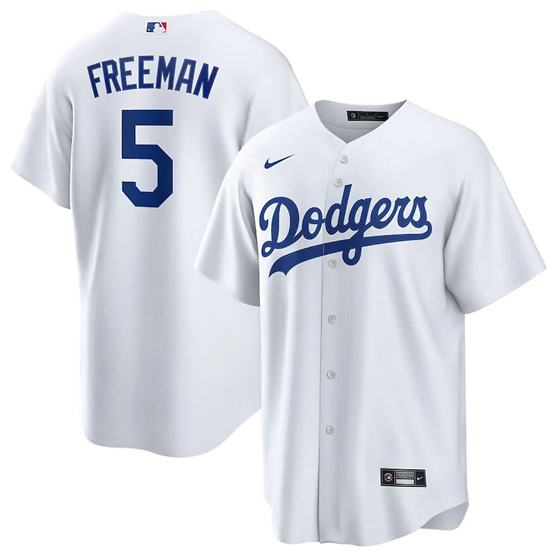 Los Angeles Dodgers Freddie Freeman Nike White Player Jersey