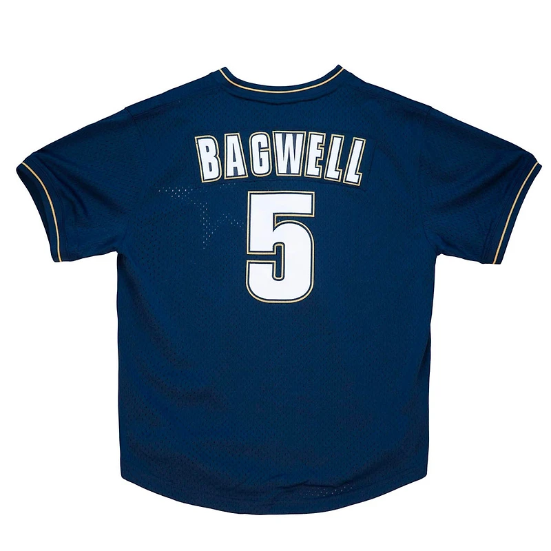 Houston Astros Jeff Bagwell Mitchell & Ness 1997 Navy Cooperstown Mesh Pullover Jersey