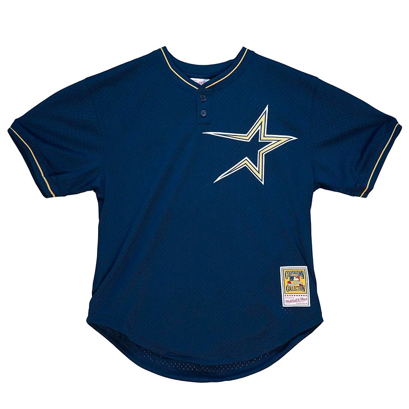 Houston Astros Jeff Bagwell Mitchell & Ness 1997 Navy Cooperstown Mesh Pullover Jersey
