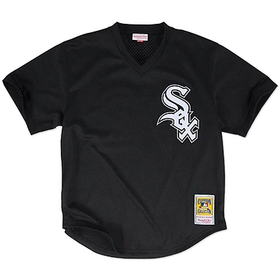 Chicago White Sox Bo Jackson Mitchell & Ness 1993 Black Cooperstown Mesh Pullover Jersey