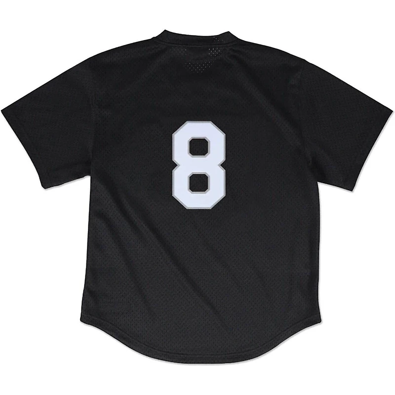 Chicago White Sox Bo Jackson Mitchell & Ness 1993 Black Cooperstown Mesh Pullover Jersey