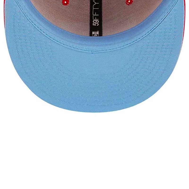 Kansas City Chiefs Red Super Bowl IV Pop Sweat NFL 59FIFTY Fitted Hat