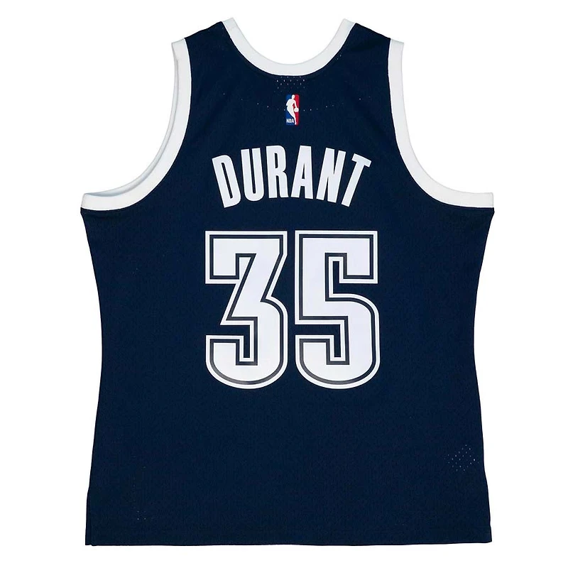 Oklahoma City Thunder Kevin Durant Mitchell & Ness 2015-16 Hardwood Classics Swingman Player Navy Alternate Jersey