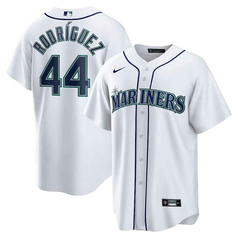 Seattle Mariners Julio Rodriguez White Nike Player Jersey